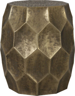 Light & Living Bijzettafel Kalan - Antiek Goud - Ø37cm - Oosters