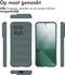 iMoshion Hoesje Geschikt voor Xiaomi 14 Hoesje Siliconen - iMoshion EasyGrip Backcover - Donkergroen