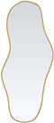 vidaXL - Wandspiegel - 60x25 - cm - goudkleurig