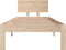 vidaXL - Bedframe - massief - hout - 75x190 - cm