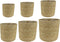 Ter Steege Plantenmand Zeegras Beige-Bruin D 18 cm H 18 cm