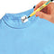 Viltstift pentel nm10 textiel rond m zwart | 12 stuks