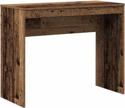 vidaXL - Bureau - 90x40x72 - cm - bewerkt - hout - oud - houtkleurig