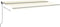 vidaXL - Luifel - automatisch - met - LED - en - windsensor - 6x3,5 - m - crèmekleurig