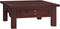 vidaXL - Salontafel - 68x68x30 - cm - massief - mahoniehout - klassiek - bruin