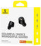 Baseus Bowie E18 - TWS In-ear Hoofdtelefoon - Bluetooth 5.3 met ENC - Zwart