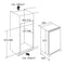 Etna KKD4088 - Inbouw koelkast - 134 liter - A++ - 88 cm hoog