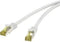 Renkforce RF-4149867 RJ45 Netwerkkabel, patchkabel CAT 6a (losse kabel CAT 7) S/FTP 3.00 m Grijs Snagless, Vlambestendi