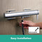 Hansgrohe Tecturis E - Douchekraan - Ééngreeps bediening - Chroom