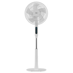 Black+Decker - Elektrische ventilator op voet - 30W DC-motor - 24 snelheden - Stille werking