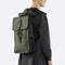 Rains Backpack - Unisex - Laptopvak 13 inch - Donkergroen