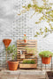 Mica Decorations Kunsttak Glenwood - 76x6x118 cm - Hout - Bruin