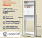 Casaria Wasmachine Kastje - 2 deuren 185x63x20cm - wit