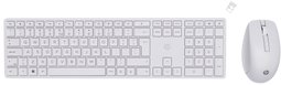 HP 650 - Draadloze toetsenbord- en muiscombinatie - QWERTY NL - Wit
