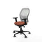 Piqueras y Crespo 2D036G0 - Bureaustoel - Verstelbare hoogte met armleuning - Wit Bruin