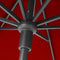 Madison - Parasol Paros II Round Brick Red - 300cm - Rood
