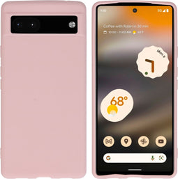 iMoshion Hoesje Geschikt voor Google Pixel 6a Hoesje Siliconen - iMoshion Color Backcover - lichtroze