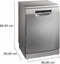 BOSCH SMS4EMI06E - Vaatwasser - 6 programma's - RVS