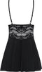 Obsessive - 810-BAB-2 Babydoll & String Wit L/XL