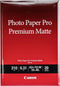 Canon 8657B007 - Fotopapier A3+ - Premium Matte - Wit