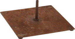 J-Line voet voor tuinprikker - tuinsteker 1 Pin - ijzer - roest