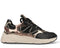 PS Poelman CIROP - Dames Sneakers - Chunky zool 4 cm - Zwart