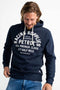 Petrol Industries - Heren Hoodie - Geborduurd logo - Blauw - Maat XXXL