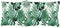 vidaXL - Stoelkussens - 4 - st - hoge - rug - 120x50x7 - cm - stof - bladpatroon