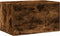 vidaXL - Kattenbakkast - 80x50x45 - cm - bewerkt - hout - gerookt - eikenkleurig