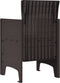 vidaXL - Tuinmeubels - met - Kussens - 2 - stuks - Bruine - Poly - Rattan