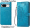 iMoshion Hoesje Geschikt voor Google Pixel 8 Hoesje Met Pasjeshouder - iMoshion Mandala Bookcase - Turquoise