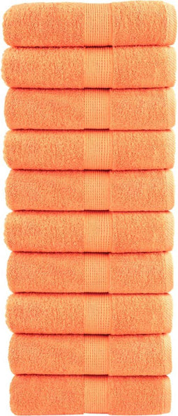 vidaXL - Gastendoekjes - SOLUND - 10 - st - 600 - g/m² - 30x30 - cm - oranje