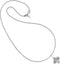 Diamonfire - Zilveren collier met hanger 45 cm - Bloem met 4 blaadjes - Wit