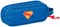 Safta Superman - Dubbele Etui - 2 Compartimenten - Blauw