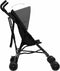 vidaXL - Kinderbuggy - staal - antracietkleurig - en - zwart