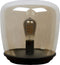 Atmooz - Tafellamp Unami - E27 - Slaapkamer / Woonkamer - Sfeerlamp Industrieel - Glazen kap + metalen schotel - Hoogte 30cm