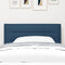 vidaXL - Hoofdbord - met - Lijnenontwerp - - - Blauw - - - 90 - cm - - - Gestoffeerd