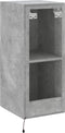 vidaXL - Tv-wandmeubels - met - LED - 2 - st - 30,5x35x70 - cm - betongrijs