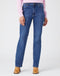 Wrangler HIGH RISE STRAIGHT HUDSON - Dames Jeans - Maat 32 X 32 - Denim