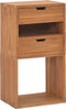 vidaXL - Opbergkast - 40x30x76 - cm - massief - teakhout