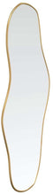 vidaXL - Wandspiegel - 60x25 - cm - goudkleurig