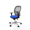 Piqueras y Crespo 1D086N0 - Bureaustoel - Verstelbare hoogte met armleuning - Blauw