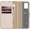 Accezz Hoesje Geschikt voor Samsung Galaxy A71 Hoesje Met Pasjeshouder - Accezz Wallet Softcase Bookcase - goud