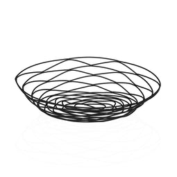 Fruitschaal Versa Zwart Metaal Staal 23 X 7 X 31 CM