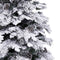 Kunst Kerstboom Wit & Groen - PVC, Metaal & Polyethyleen - 210CM