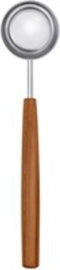Triangle Sense Maatlepel / Koffieschep - 15 ml - RVS - Heft Pruimenhouten