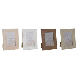 Fotolijsten Home ESPRIT Wit Bruin Beige Ivoor Kristal polyestyreen Marmer Scandinavisch 16 x 2 x...