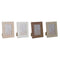 Fotolijsten Home ESPRIT Wit Bruin Beige Ivoor Kristal polyestyreen Marmer Scandinavisch 16 x 2 x...