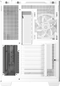 ASUS 90DC00S3-B19000 - ATX Semi-toren doos - Gehard glas - Wit