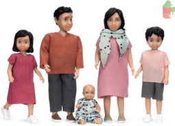 Lundby Set - Poppenhuisfamilie 'Jamie' (5-Delig)